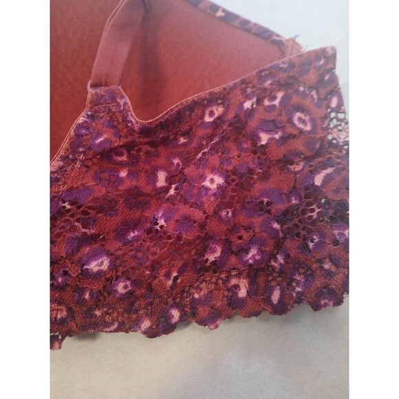 No Boundaries Lined Underwire Bra 38DD Leopard Print - Picture 3 of 5